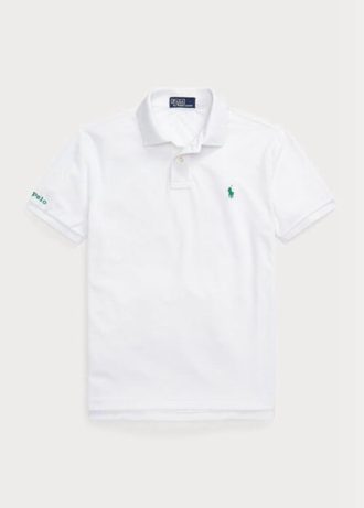 Bílé pánské polokošile Ralph Lauren Země
