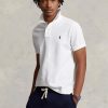 Bílé pánské polokošile Slim Fit Mesh Polo od Ralph Lauren