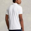 Bílé pánské polokošile Slim Fit Mesh Polo od Ralph Lauren