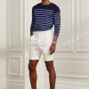 Bílé pánské strečové šortky Ralph Lauren Tailored Chino