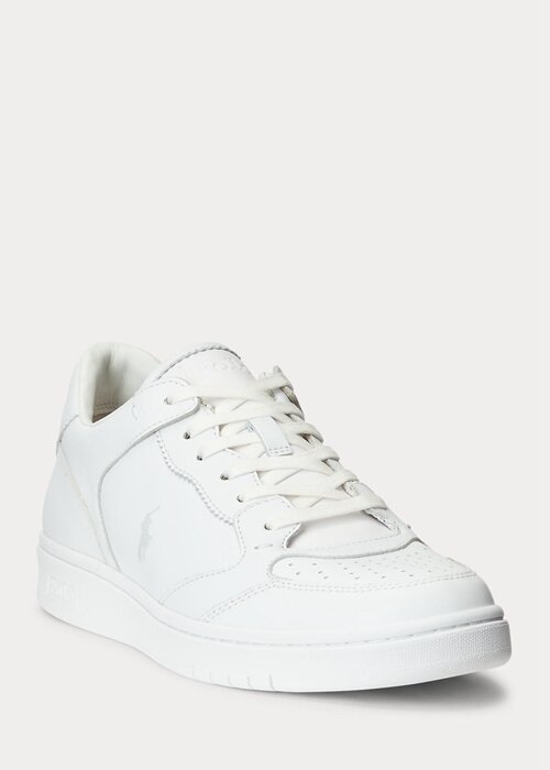 Bílé pánské tenisky Ralph Lauren Court Bílé pánské tenisky Ralph Lauren Court