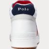 Bílé pánské tenisky Ralph Lauren Court Mid Pro Bílé pánské tenisky Ralph Lauren Court Mid Pro