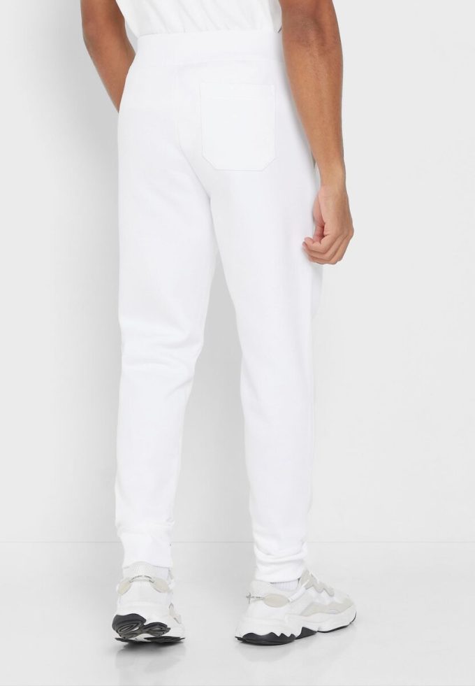 Bílé pánské tepláky Ralph Lauren Logo Bílé pánské tepláky Ralph Lauren Logo