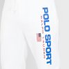 Bílé pánské tepláky Ralph Lauren Logo Bílé pánské tepláky Ralph Lauren Logo