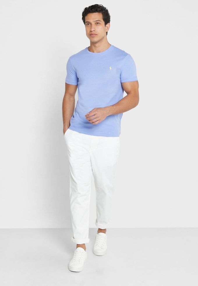 Bílé pánské tepláky Ralph Lauren Prepster
