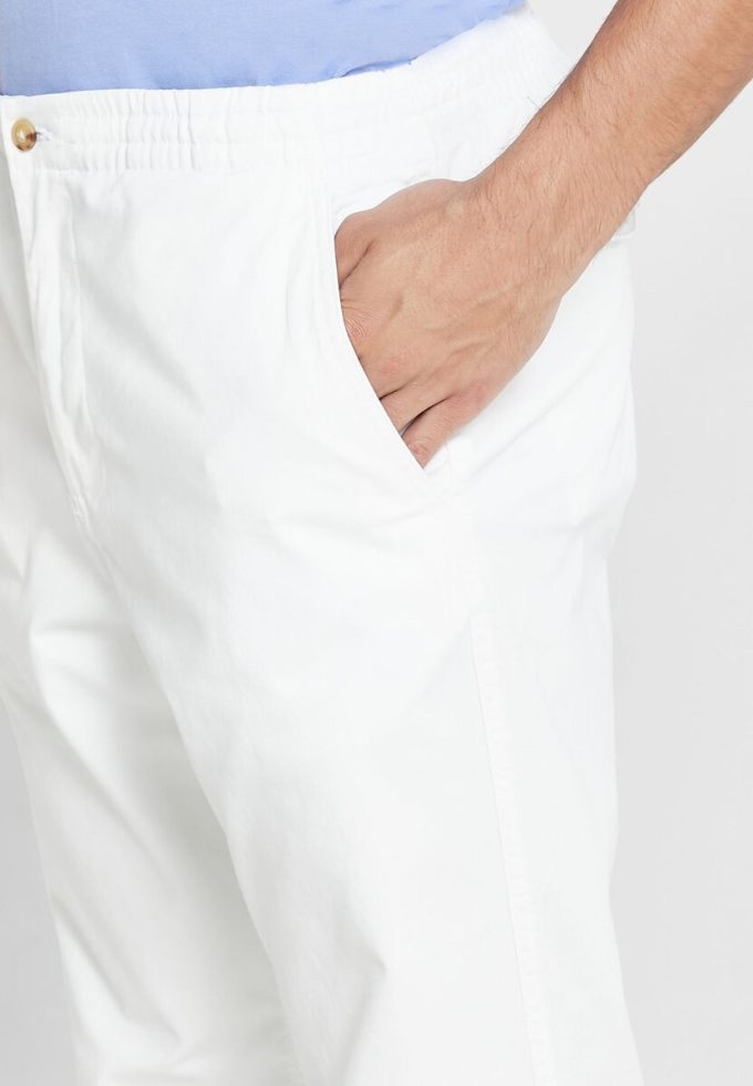 Bílé pánské tepláky Ralph Lauren Prepster