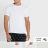 Bílá pánská trička Ralph Lauren 2 Pack Essential Crew Neck