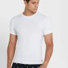 Bílá pánská trička Ralph Lauren 2 Pack Essential Crew Neck