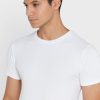 Bílá pánská trička Ralph Lauren 2 Pack Essential Crew Neck