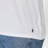 Bílá pánská trička Ralph Lauren 2 Pack Essential Trička s výstřihem do V Bílá pánská trička Ralph Lauren 2 Pack Essential Trička s výstřihem do V