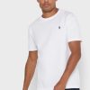 Bílá pánská trička Ralph Lauren Essential Crew Neck
