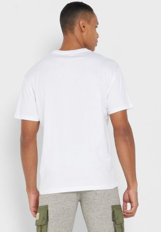 Bílá pánská trička Ralph Lauren Essential Crew Neck