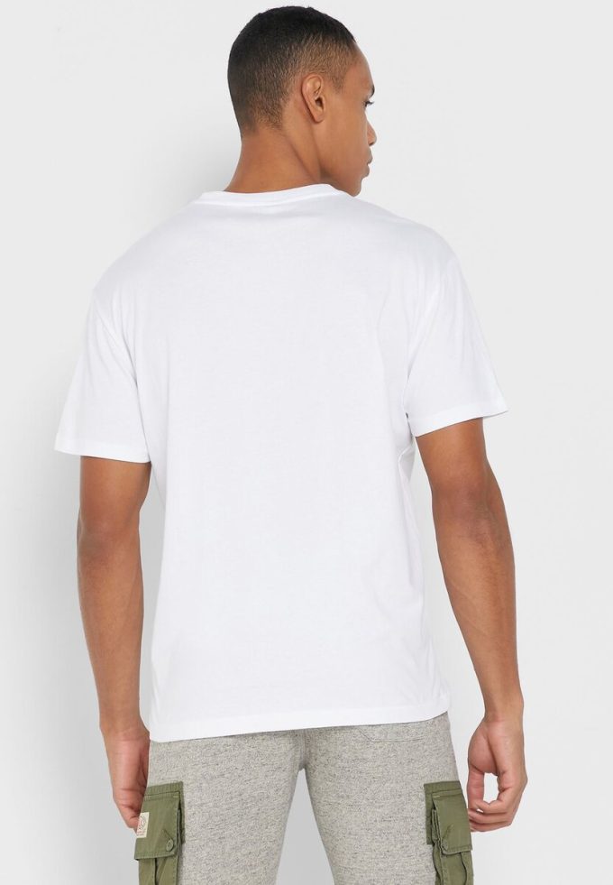 Bílá pánská trička Ralph Lauren Essential Crew Neck Bílá pánská trička Ralph Lauren Essential Crew Neck