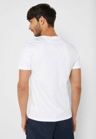 Bílá pánská trička Ralph Lauren Essential Crew Neck