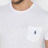 Bílá pánská trička Ralph Lauren Essential Crew Neck