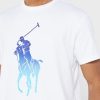 Bílá pánská trička Ralph Lauren Graphic Crew Neck