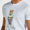 Bílá pánská trička Ralph Lauren Graphic Crew Neck