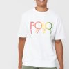 Bílá pánská trička Ralph Lauren Logo Crew Neck