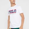 Bílá pánská trička Ralph Lauren Logo Crew Neck