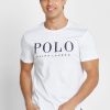 Bílá pánská trička Ralph Lauren Logo Crew Neck