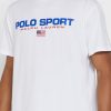 Bílá pánská trička Ralph Lauren Logo Crew Neck