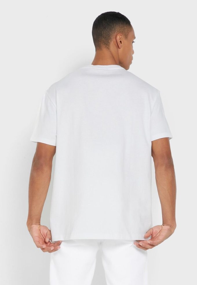 Bílá pánská trička Ralph Lauren Logo Crew Neck