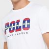 Bílá pánská trička Ralph Lauren Logo Crew Neck