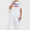 Bílá pánská trička Ralph Lauren Logo Crew Neck