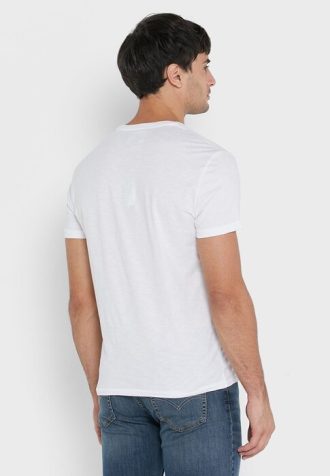 Bílá pánská trička s logem Ralph Lauren na hrudi