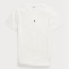 Bílá pánská trička Slim Fit Crewneck Ralph Lauren Custom Bílá pánská trička Slim Fit Crewneck Ralph Lauren Custom