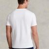 Bílá pánská trička Slim Fit Crewneck Ralph Lauren Custom Bílá pánská trička Slim Fit Crewneck Ralph Lauren Custom