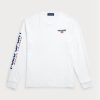Bílé pánské triko Ralph Lauren Classic Fit Polo Sport Jersey Bílé pánské triko Ralph Lauren Classic Fit Polo Sport Jersey