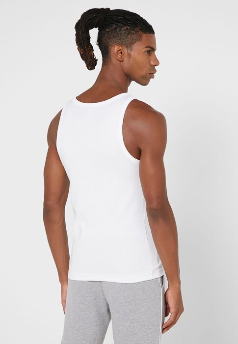 Bílá pánská vesta Ralph Lauren Essential Crew Neck Neck Bílá pánská vesta Ralph Lauren Essential Crew Neck Neck