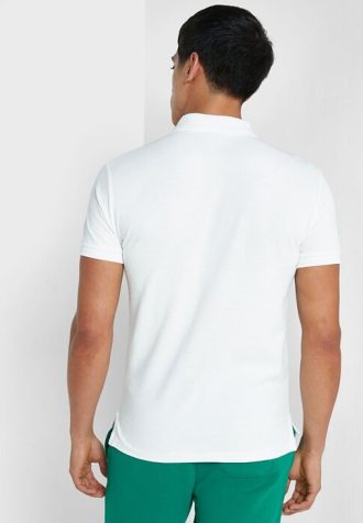 Bílé pánské základní polokošile Ralph Lauren