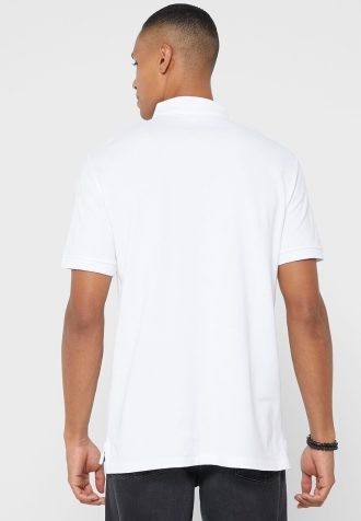 Bílé pánské základní polokošile Ralph Lauren