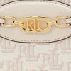Blush/Světle růžové dámské kabelky Ralph Lauren Monogram Medium Crossbody Jordynn