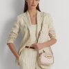 Blush/Světle růžové dámské kabelky Ralph Lauren Monogram Medium Crossbody Jordynn