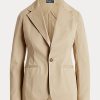 Béžové dámské keprové blejzry Ralph Lauren Stretch