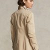 Béžové dámské keprové blejzry Ralph Lauren Stretch