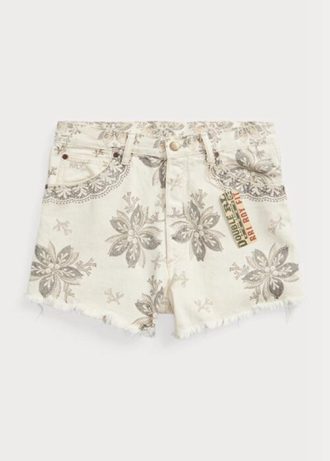 Béžové dámské šortky Ralph Lauren Boy Fit Seed Natural Denim