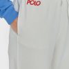 Béžové dámské pruhované tepláky Ralph Lauren Béžové dámské pruhované tepláky Ralph Lauren