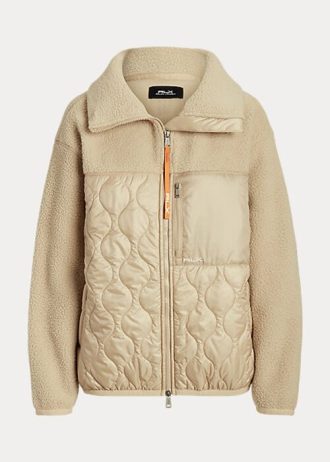 Béžová dámská Ralph Lauren Hybrid High-Pile & Bundy s Ripstop panelem