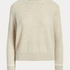 Béžové dámské svetry Ralph Lauren Cashmere Crewneck Béžové dámské svetry Ralph Lauren Cashmere Crewneck