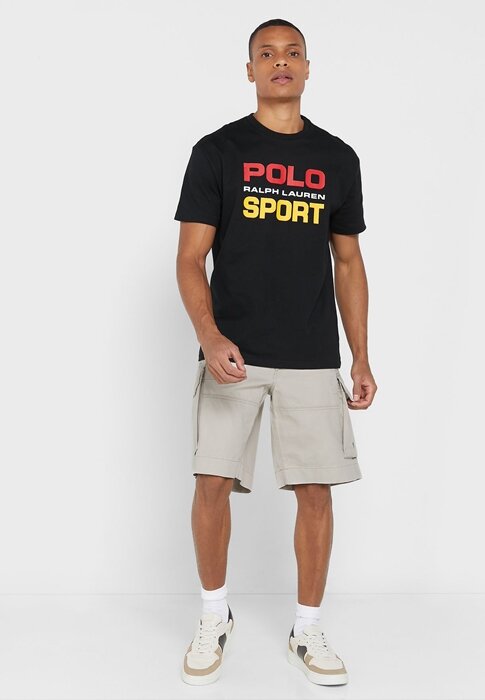 Béžové pánské šortky Ralph Lauren Essential Béžové pánské šortky Ralph Lauren Essential