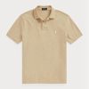 Béžové pánské polokošile Slim Fit Mesh Ralph Lauren Custom Béžové pánské polokošile Slim Fit Mesh Ralph Lauren Custom