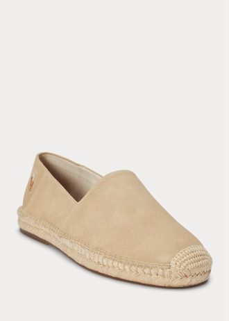 Béžové pánské Ralph Lauren Cevio Suede Espadrille