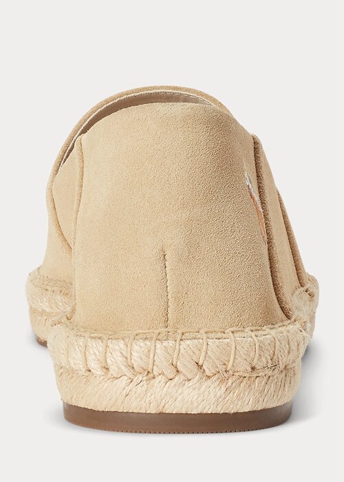 Béžové pánské Ralph Lauren Cevio Suede Espadrille Béžové pánské Ralph Lauren Cevio Suede Espadrille