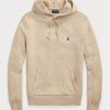 Béžové pánské svetry Ralph Lauren z bavlny s texturou a kapucí Béžové pánské svetry Ralph Lauren z bavlny s texturou a kapucí