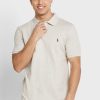 Béžové pánské základní polokošile Ralph Lauren Béžové pánské základní polokošile Ralph Lauren