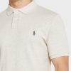 Béžové pánské základní polokošile Ralph Lauren Béžové pánské základní polokošile Ralph Lauren